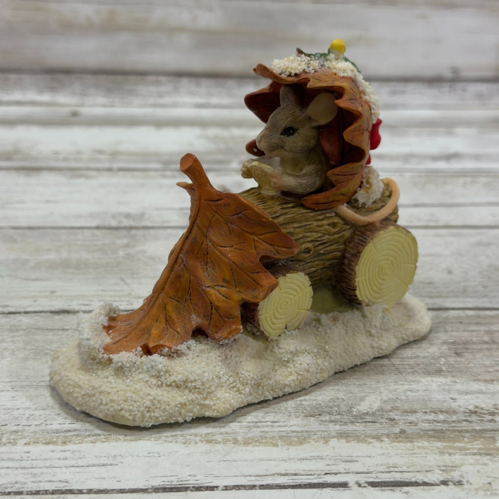 Charming Tails Snow Plow Mouse Figurine Silvestri Dean Griff 87566 with Box
